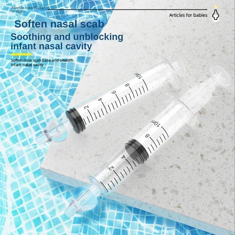 Irrigator Nasal Washing for Children Silicone Baby Nasal Aspirator Syringe Baby Nose Cleaner Kids Rhinitis Nasal Washer Reusable