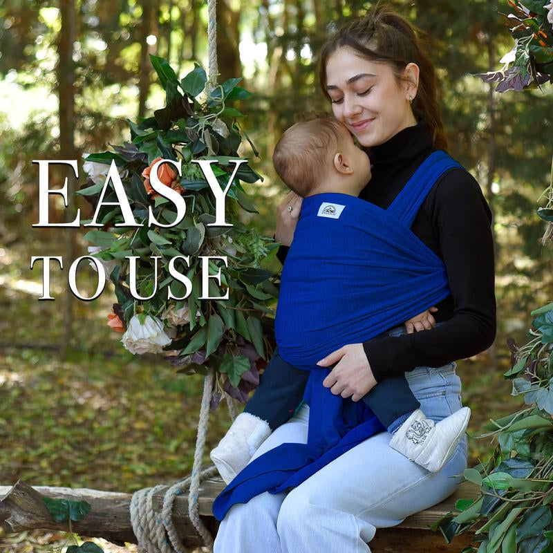 ANGELYCIA Baby Wrap Carrier, Baby Sling Carrier for Newborn to Toddler, Stretchy Soft Breathable Baby Carrier
