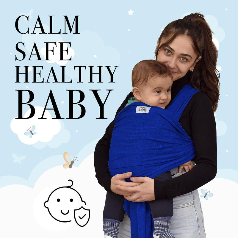 ANGELYCIA Baby Wrap Carrier, Baby Sling Carrier for Newborn to Toddler, Stretchy Soft Breathable Baby Carrier