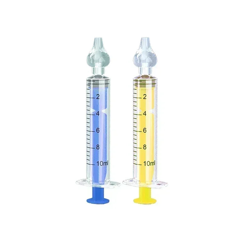 Irrigator Nasal Washing for Children Silicone Baby Nasal Aspirator Syringe Baby Nose Cleaner Kids Rhinitis Nasal Washer Reusable