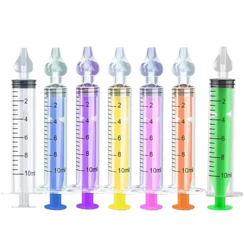 Irrigator Nasal Washing for Children Silicone Baby Nasal Aspirator Syringe Baby Nose Cleaner Kids Rhinitis Nasal Washer Reusable