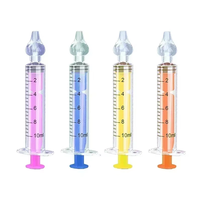 Irrigator Nasal Washing for Children Silicone Baby Nasal Aspirator Syringe Baby Nose Cleaner Kids Rhinitis Nasal Washer Reusable