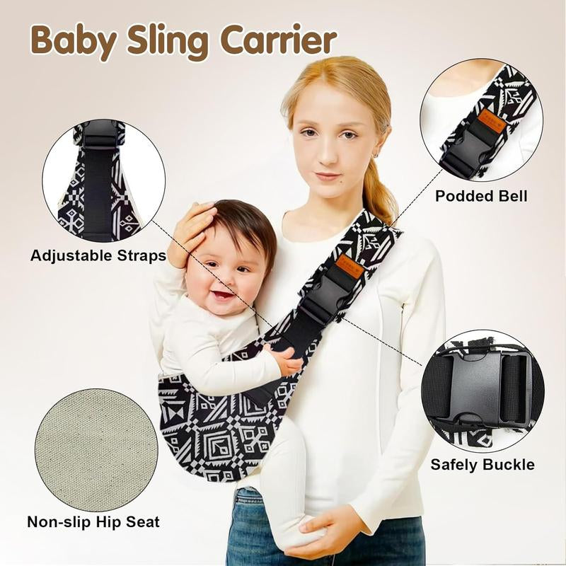 Baby Sling Carrier,Toddler Carrier, 2025 New Baby Sling,Portable and Lightweight Sling,Non-Slip Hip Seat Carrying 10-30Lbs Baby Wrap Baby Wearing