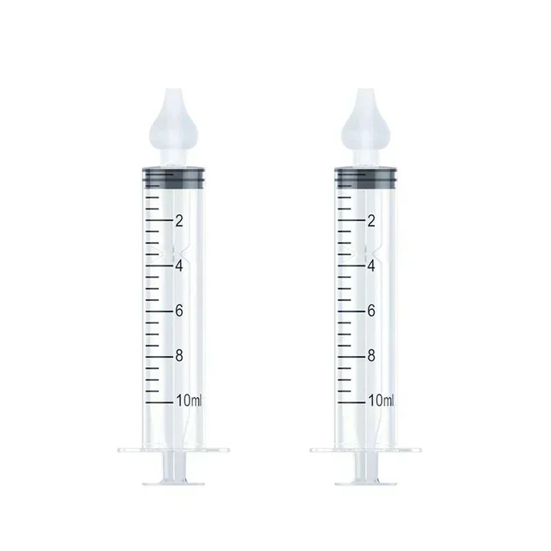 Irrigator Nasal Washing for Children Silicone Baby Nasal Aspirator Syringe Baby Nose Cleaner Kids Rhinitis Nasal Washer Reusable