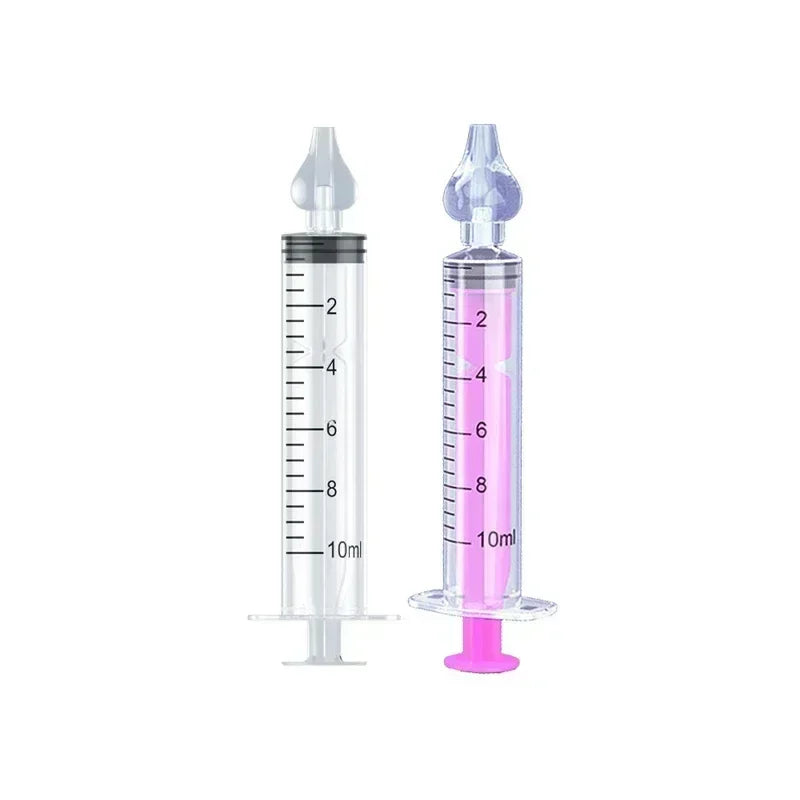 Irrigator Nasal Washing for Children Silicone Baby Nasal Aspirator Syringe Baby Nose Cleaner Kids Rhinitis Nasal Washer Reusable