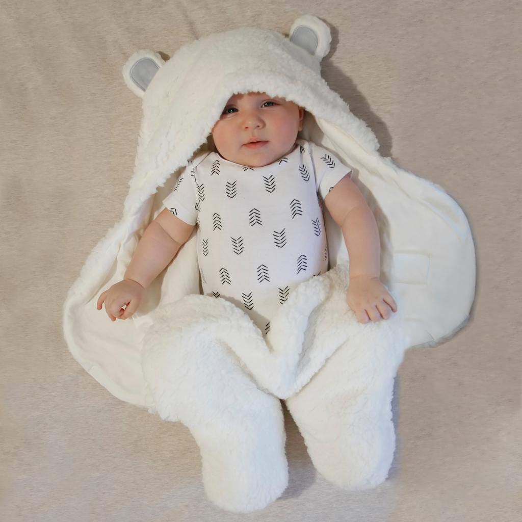 Organic Newborn Swaddle Wrap - Gender Neutral Soft Baby Blanket, Perfect Gift for Baby Registry (Grey 0-3 Months)