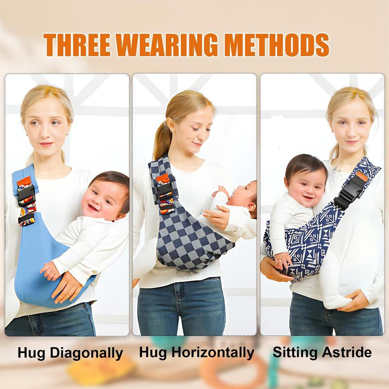Baby Sling Carrier,Toddler Carrier, 2025 New Baby Sling,Portable and Lightweight Sling,Non-Slip Hip Seat Carrying 10-30Lbs Baby Wrap Baby Wearing