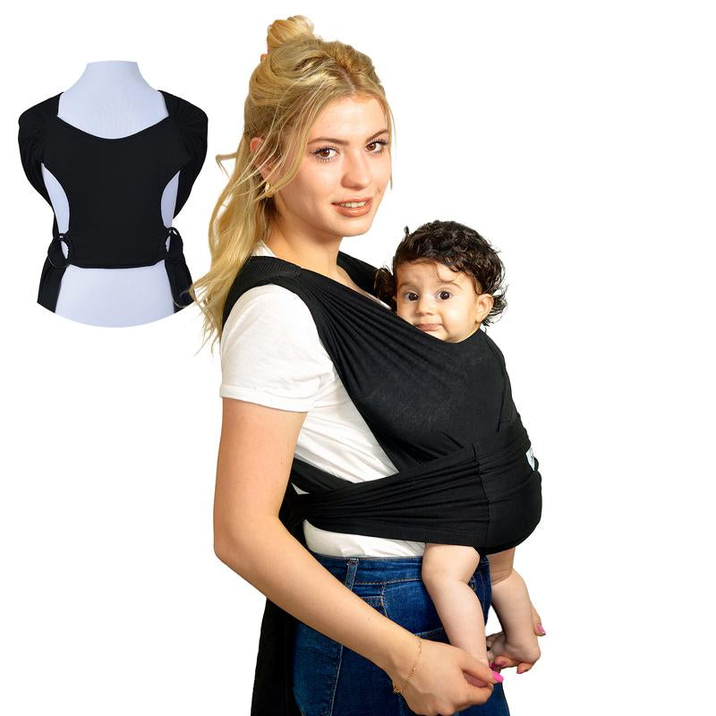 ANGELYCIA Baby Wrap Carrier, Baby Sling Carrier for Newborn to Toddler, Stretchy Soft Breathable Baby Carrier