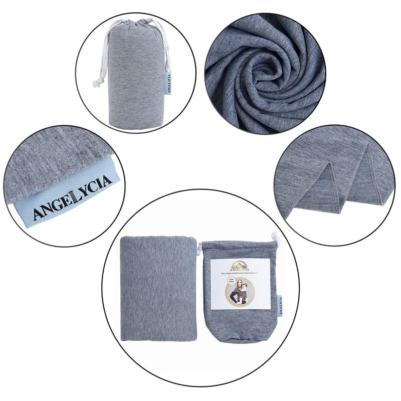 ANGELYCIA Baby Wrap Carrier, Baby Sling Carrier for Newborn to Toddler, Stretchy Soft Breathable Baby Carrier