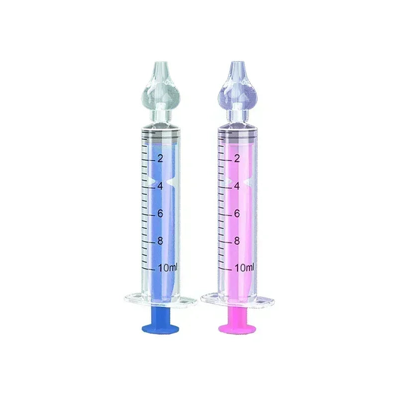Irrigator Nasal Washing for Children Silicone Baby Nasal Aspirator Syringe Baby Nose Cleaner Kids Rhinitis Nasal Washer Reusable