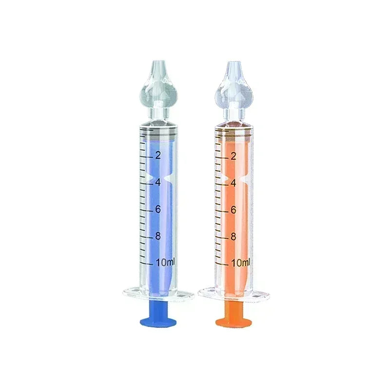 Irrigator Nasal Washing for Children Silicone Baby Nasal Aspirator Syringe Baby Nose Cleaner Kids Rhinitis Nasal Washer Reusable